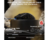 Attack Shark R5Ultra UltralightCarbon 8kHz/42kDPI PAW3950MAX Omron czarna - 1350006 - zdjęcie 10